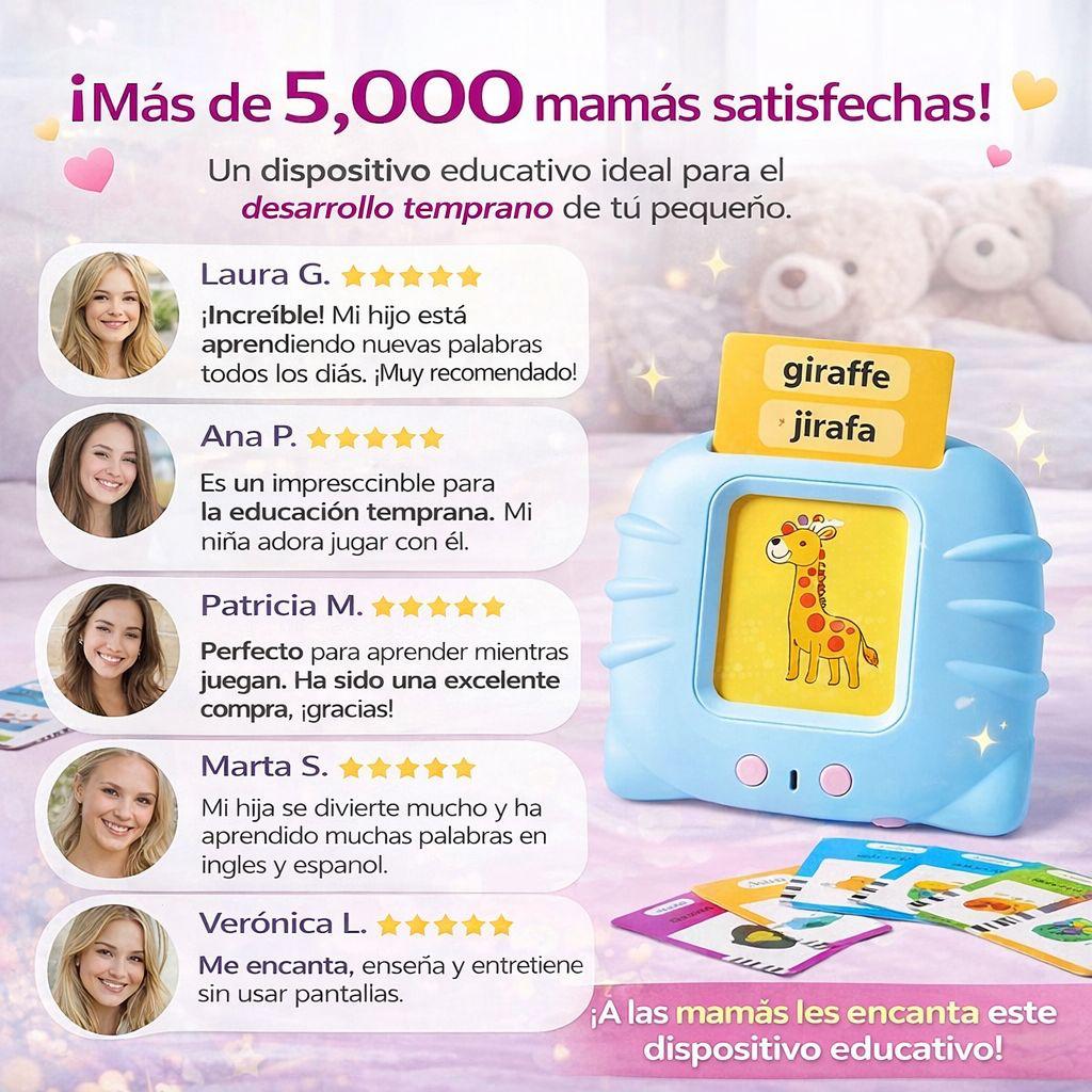Pequelingo™ Dispositivo para aprender inglés y Español para niños